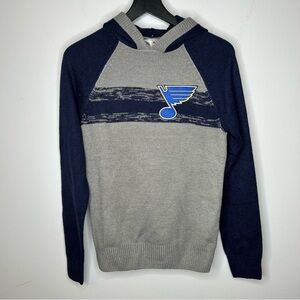NHL St. Louis Blues Hooded Sweater Size XS (30/32) NWT‎